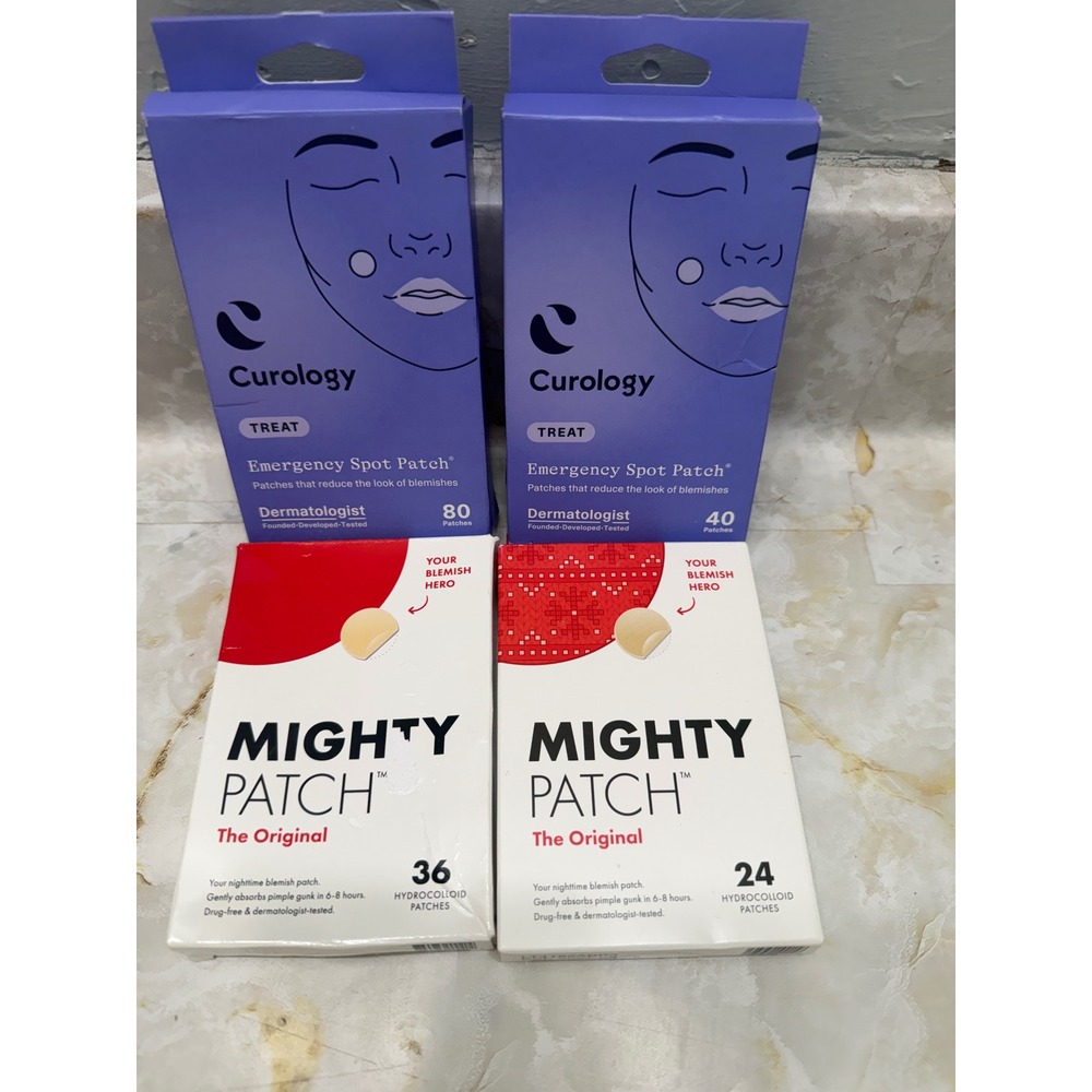 Curology & Hero Mighty Patch Blemish Bundle 180ct Hydrocolloid Spot Patches